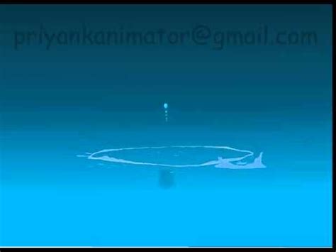 water splash animation... - YouTube