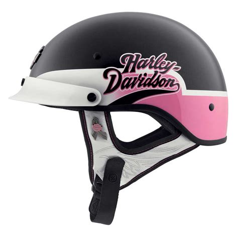 Harley-Davidson® Women's Pink Label M04 Half Helmet, Pearlized Gloss ...