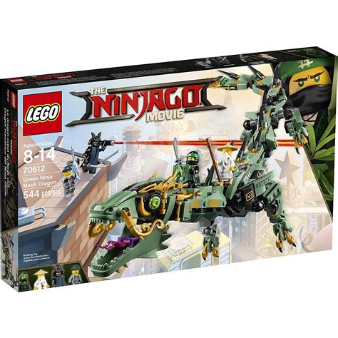 LEGO Ninjago Green Ninja Mech Dragon 70612 Building Kit (544 Piece ...