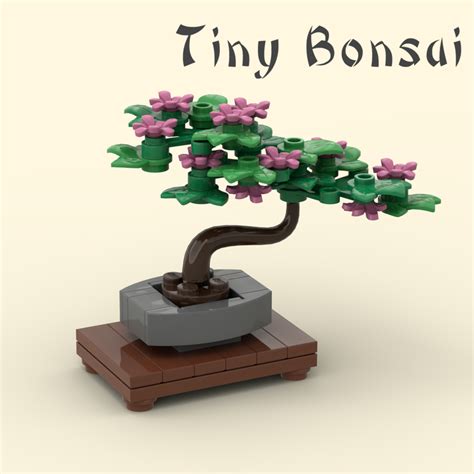 LEGO MOC Tiny Bonsai Tree by Miro | Rebrickable - Build with LEGO