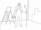Painter coloring page  ColouringPages sketch template