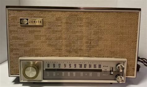 ZENITH K725 TUBE Radio AM FM Vintage Electronics MCM Mid Century Modern ...