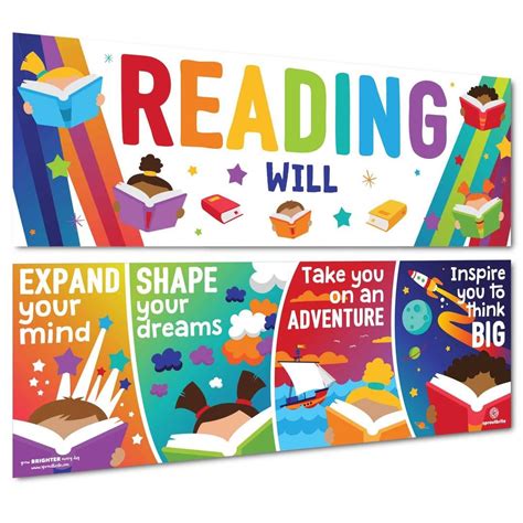 Reading Will... Banner Pack | Classroom decorations, Classroom banner, School themes