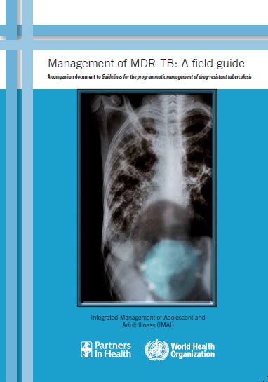 Management of MDR-TB: A Field Guide | National Prevention Information Network | Connecting ...