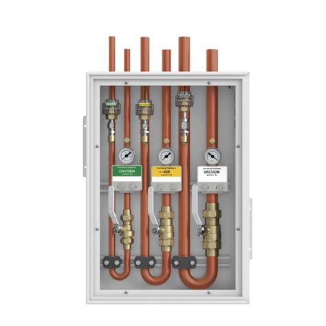 Beacon Medaes ZVBL-5-CLR-B16Z Zone Valve Box For Laboratories | Broward A&C Medical Supply