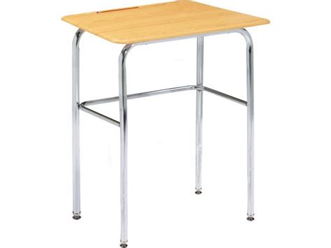 Basic School Desk - WoodStone Top, U Brace 30", Student Desks