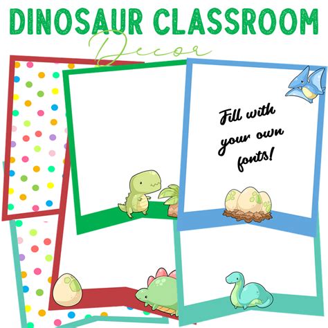 Dinosaur Classroom Decor EDITABLE | Made By Teachers