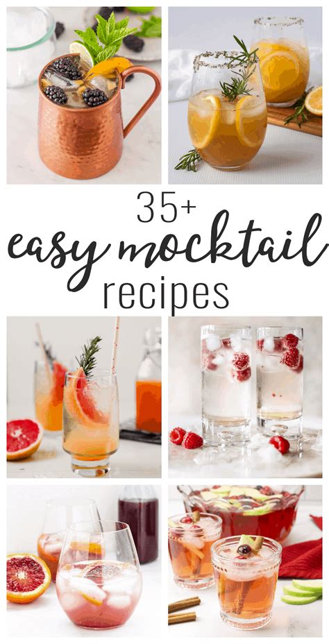 35+ Easy Mocktail Recipes • The Fit Cookie