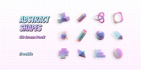 3D Abstract Shapes - Freebie | Figma