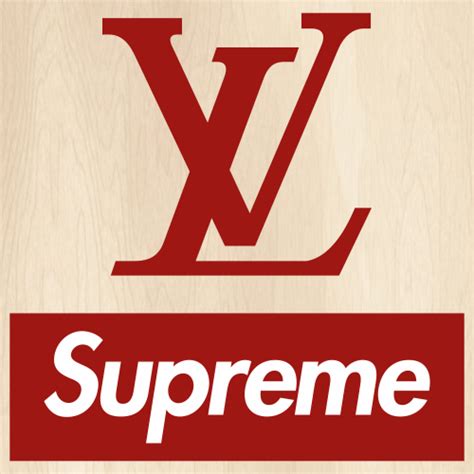 Lv Supreme SVG, Download Supreme Louis Vuitton Vector File, Supreme LV ...