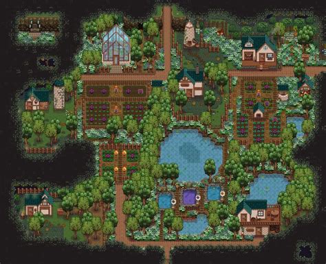 stardew forest farm year 5 :) | Stardew valley, Stardew valley layout ...