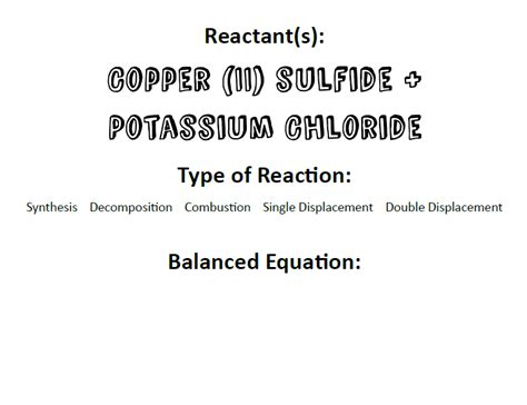 Math = Love: Predicting Products of Chemical Reactions Basketball Review Game