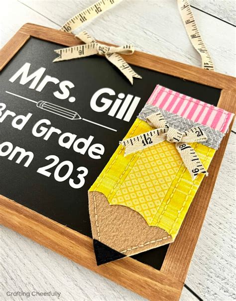 DIY Classroom Chalkboard Signs - Crafting Cheerfully