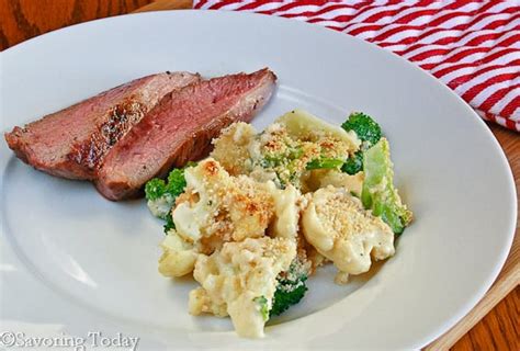 Broccoli-Cauliflower Gratin: September Sides