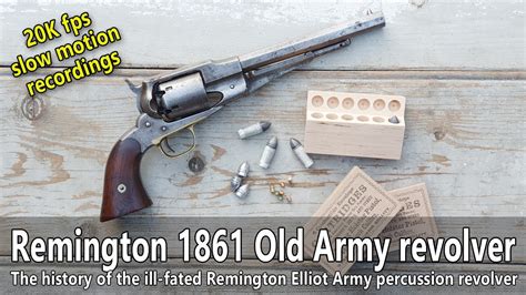 Remington Old Model Army revolver - history, shooting and 20K fps ...