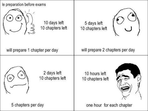 Exam Time And Vacation Time - Funny Exam Pics : 13 pics