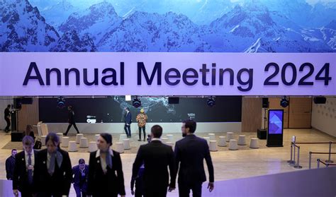 54th Annual Meeting of the World Economic Forum underway in Davos ...