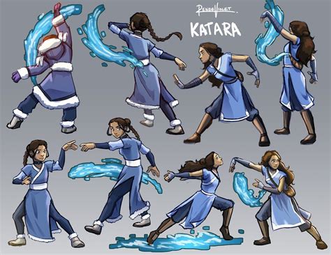 Katara waterbending Avatar Aang, Team Avatar, Avatar Airbender, Drawing Reference Poses, Drawing ...