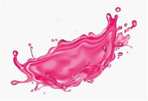 Pink Water Splash - Green Juice Splash Png, Transparent Png , Transparent Png Image - PNGitem