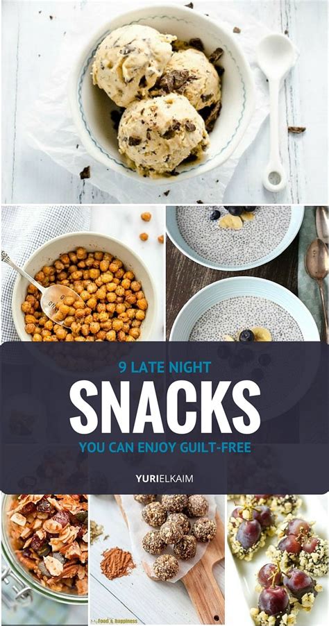 9 Healthy Midnight Snacks You Can Enjoy Guilt-Free | Yuri Elkaim