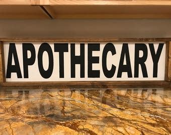 Apothecary signs | Etsy