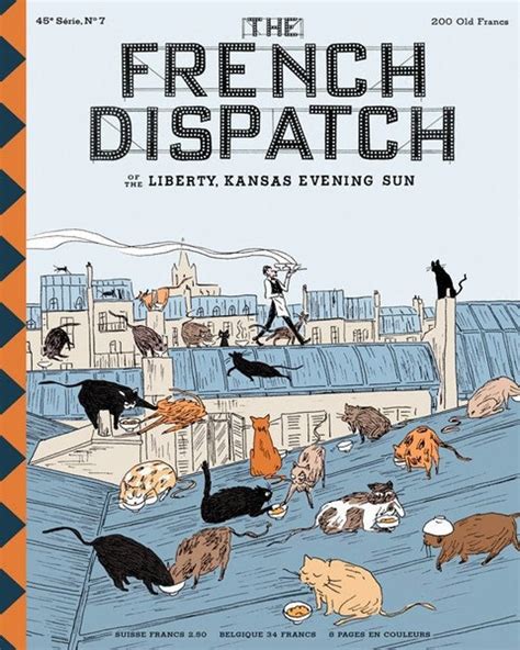 The French Dispatch Poster Cm. 30 X 40 - Etsy Singapore | Wes anderson ...