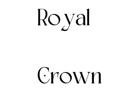 Royal Crown Font - Free Font Download