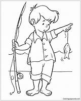 54 Fishing Coloring Pages  ColoringPagesOnlycom sketch template