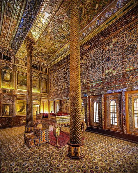 The throne room in Golestan palace, Tehran, Iran : u/ElectionOk8527