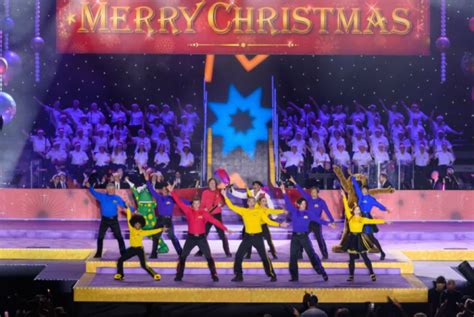 Fans lose it over The Wiggles reunion at Carols in the Domain