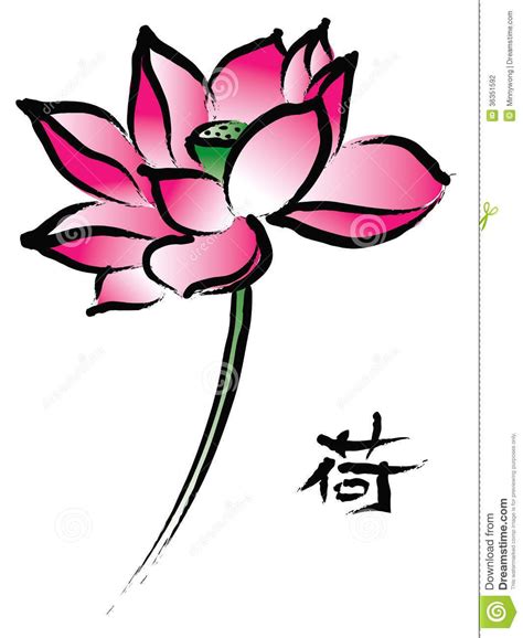 Red lotus in chinese painting style | Chinese painting flowers, Easy flower painting, Chinese ...