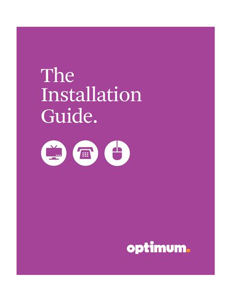 Optimum Digital Cable Box Installation guide | Manualzz