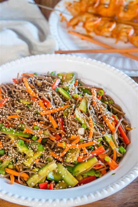 Korean-Style Buckwheat Noodle Salad - Beyond Mere Sustenance