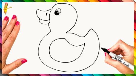 How To Draw A Duck Step By Step 🦆 Duck Drawing Easy - YouTube