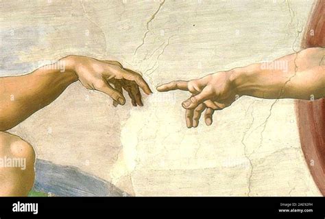 Michelangelo Sistine Chapel Hands