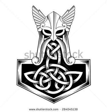 Mjolnir ... | Viking symbols, Viking tattoo symbol, Norse tattoo