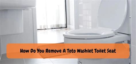 How to Easily Remove Your Toto Washlet Toilet Seat