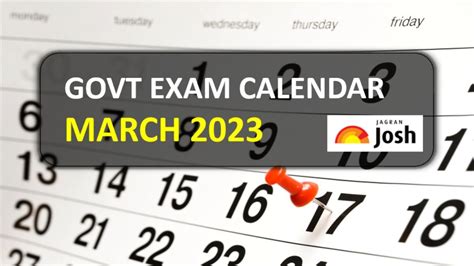 Govt Exam Calendar for March 2023: Upcoming UGC NET, SSC CHSL, SSC CGL ...