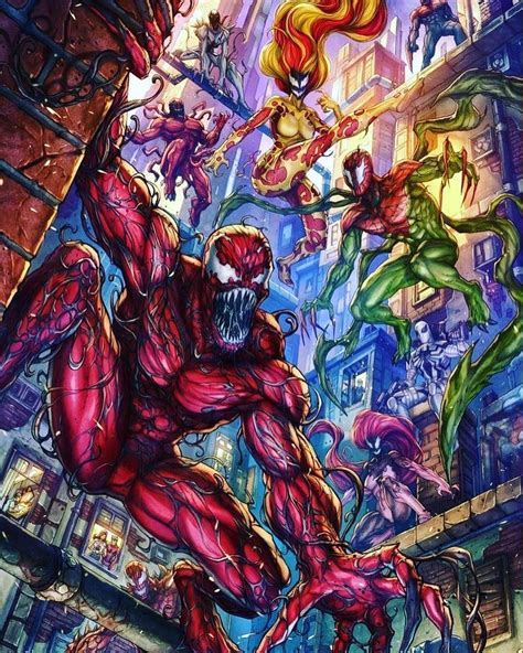 Geek_art_world on Instagram: “A gathering of #symbiotes in the # ...