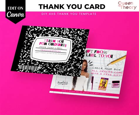 Mean Girls Themed Thank You Card Template Canva School Themed Workshop Class Flyer, Frontal ...