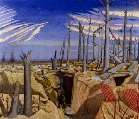 John Nash - Oppy Wood 1917 Evening - IWM reference ART 2243 - Bradford WW1 Group