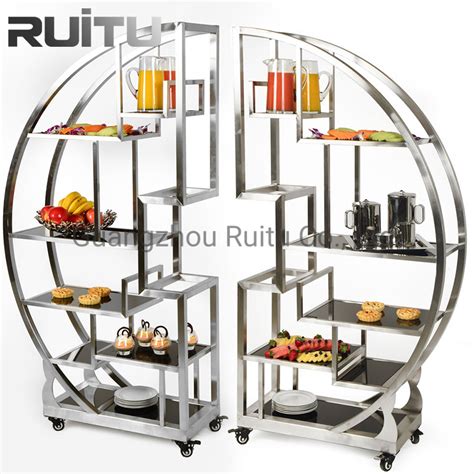 China Buffet Display Stands and Risers Glass Platters Catering Ware ...