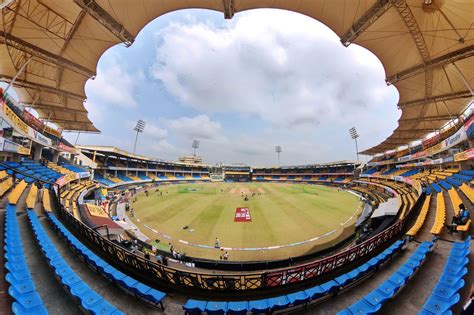 The Holkar Cricket Stadium in Indore sets up to host India and ...