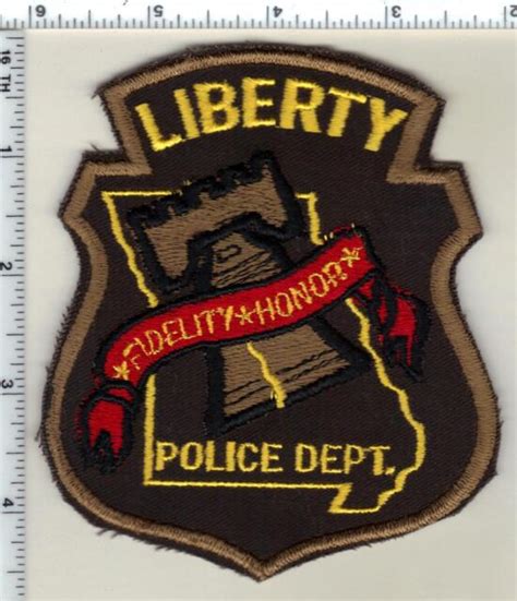 Liberty Police (Missouri) Shoulder Patch from 1992 | eBay