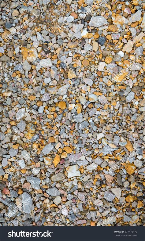 Close Rough Gravel Texture Gravel Background Stock Photo 677472172 ...