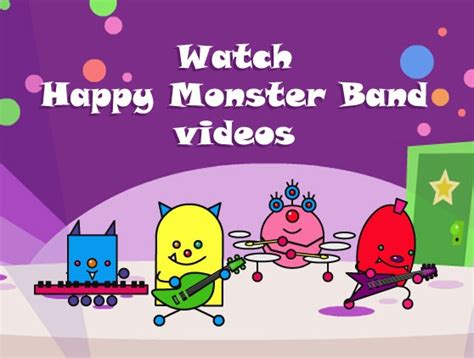 Happy Monster Band | Happy monster, Disney junior, Happy