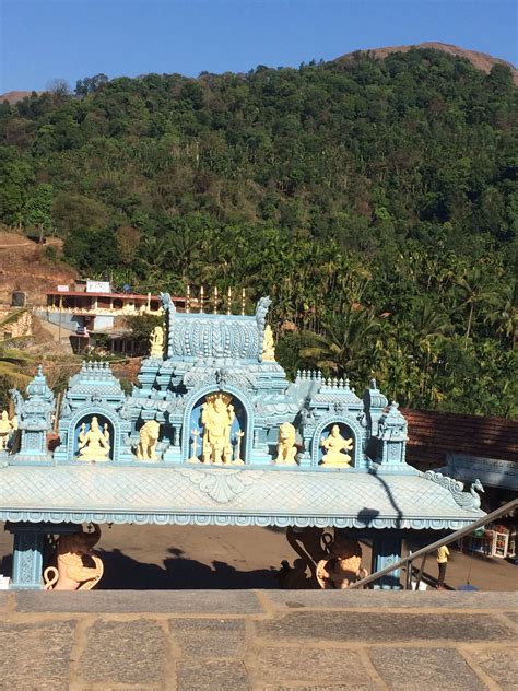 The beautiful arch at the entrance to the Horanadu Temple , India , looks stunning | Temple ...