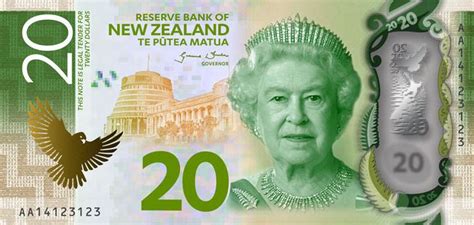 New Zealand 20 Dollar New Note