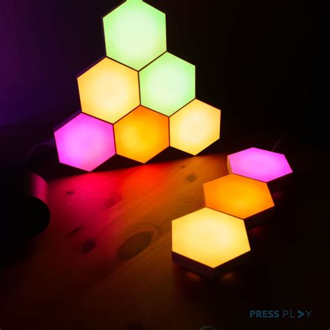 Jual PlayPanel Hexagon RGB LED Light Lamp by Press Play Indonesia ...