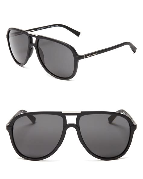 Lyst - Dolce & Gabbana Dolce&Gabbana Sport-Inspired Aviator Sunglasses ...